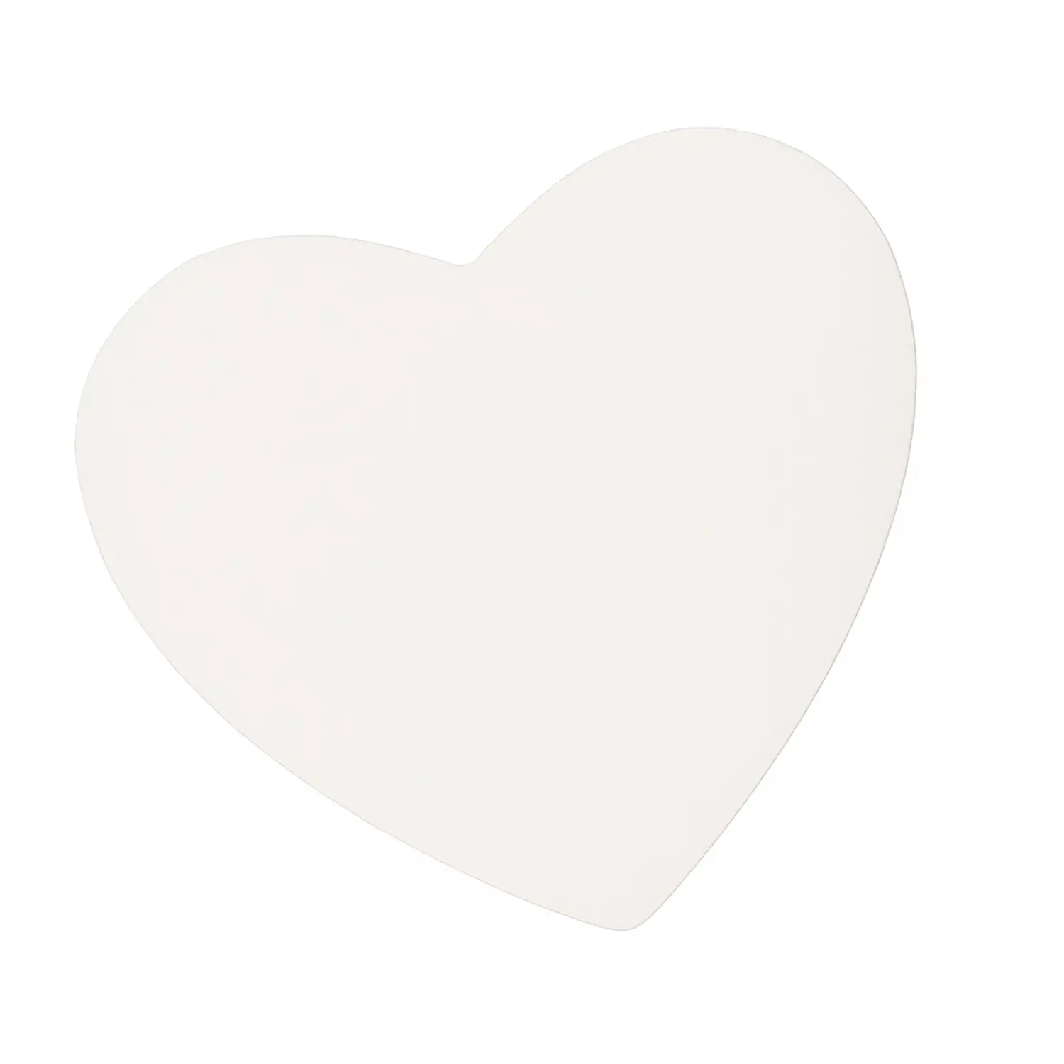 Cuore Piatto in Polistirolo – 14 cm - Cellulosa Plastica Polistirolo