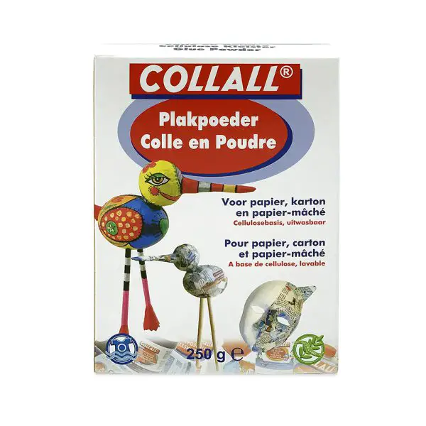 Colla in Polvere per Carta, Cartoncino e Cartapesta - 250 gr - Nastri adesivi e colle