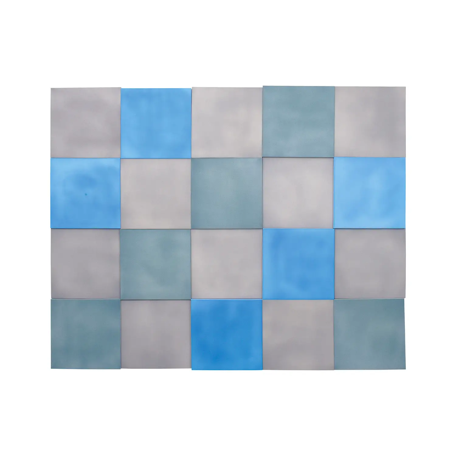 Pannelli Fonoassorbenti Murali – Set Grigio-Azzurro per Ambienti Scolastici Innovativi - Arredo serie Aula 3.0