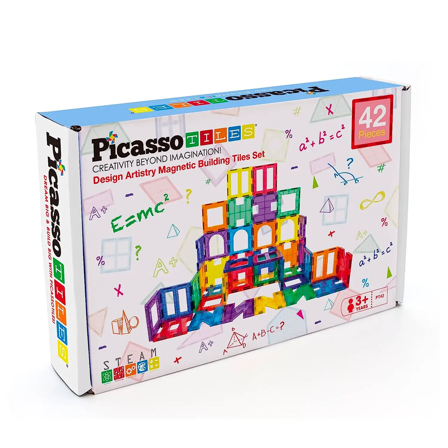 Costruzioni Magnetiche Multicolore Picasso Tiles 42 Piastrelle - Costruzioni tecniche