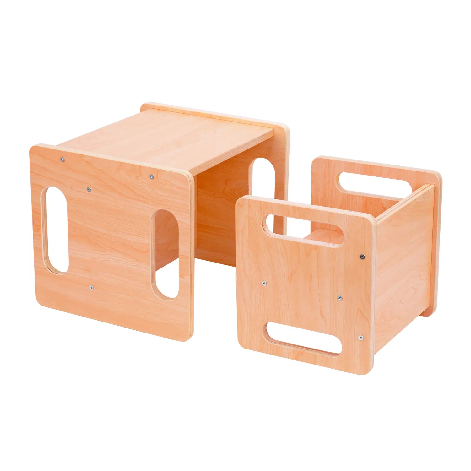 Set Tavolino e Sediolina in Legno per Bambini - Sedie in legno