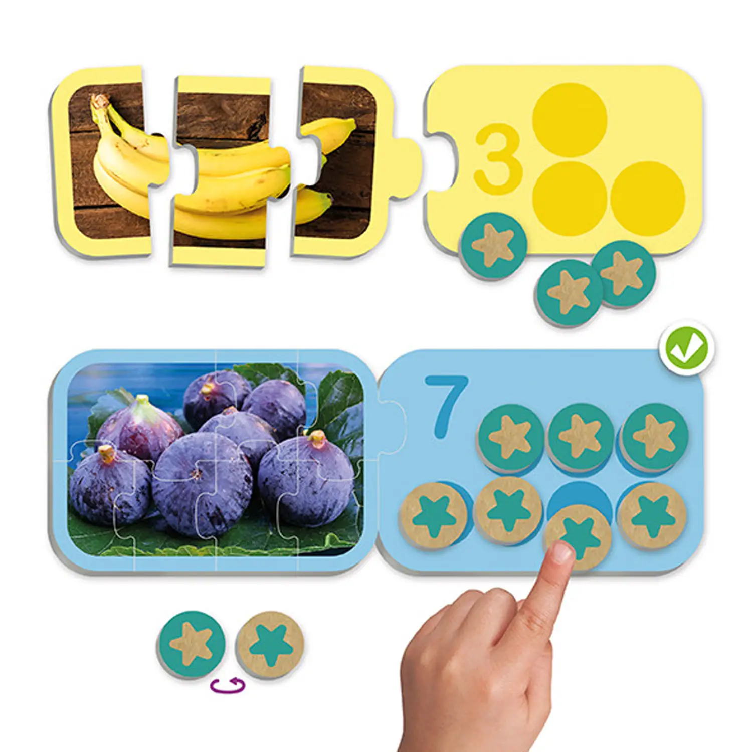 Gioco di Associazione Logica: Imparo a Contare fino a 10, Gioco Educativo - Associazioni e tombole