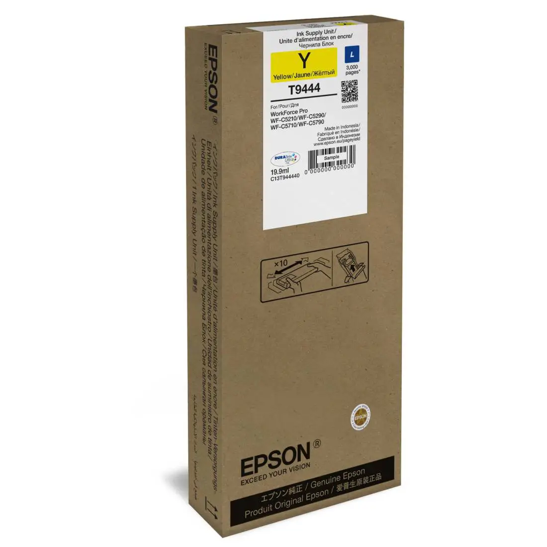 CARTUCCIA INCHIOSTRO GIALLO L DURABRITE ULTRA T9444 PER WF-C5xxx SERIE - Consumabili
