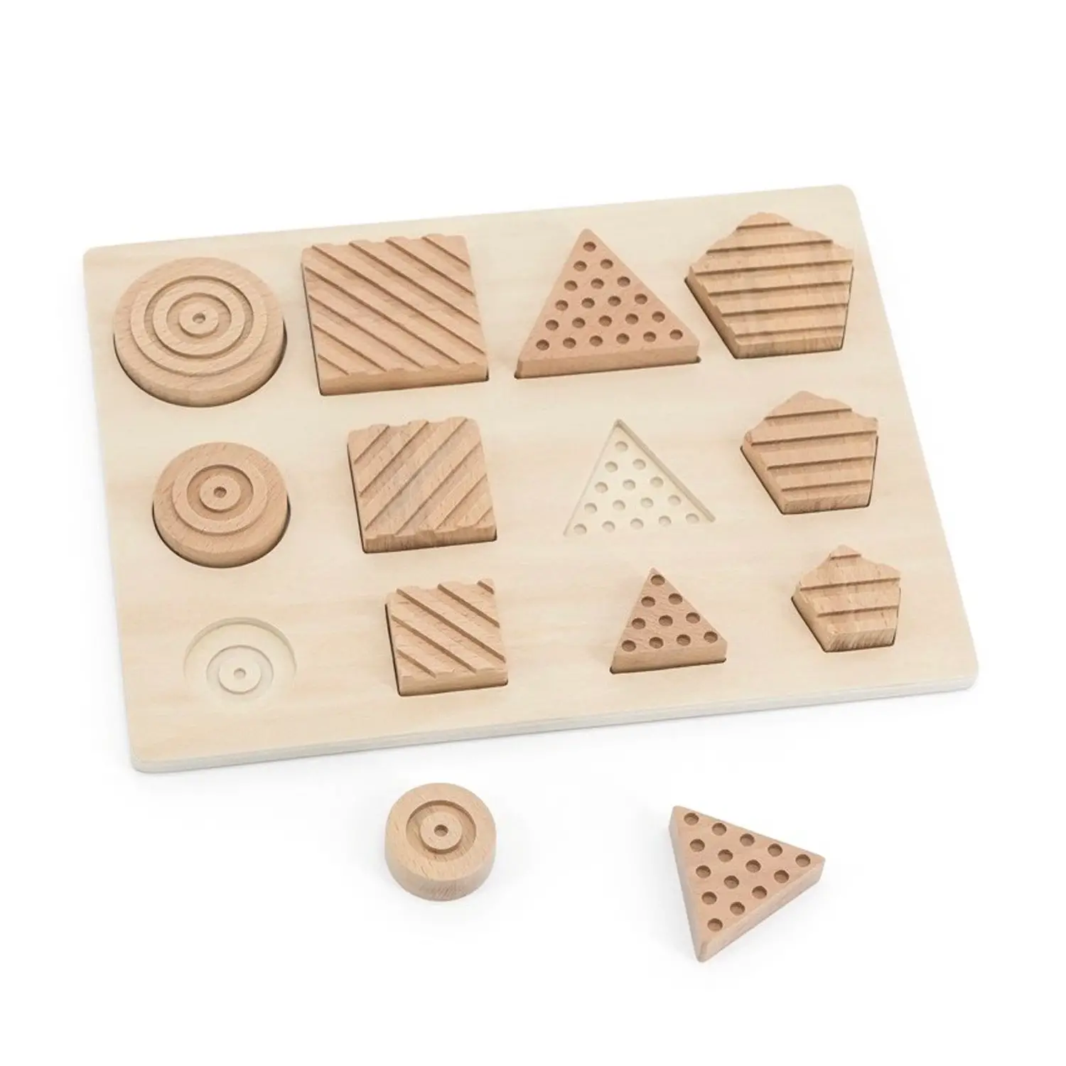 Geo Sensory Shapes – Puzzle Sensoriale in Legno - Incastri e puzzle in legno