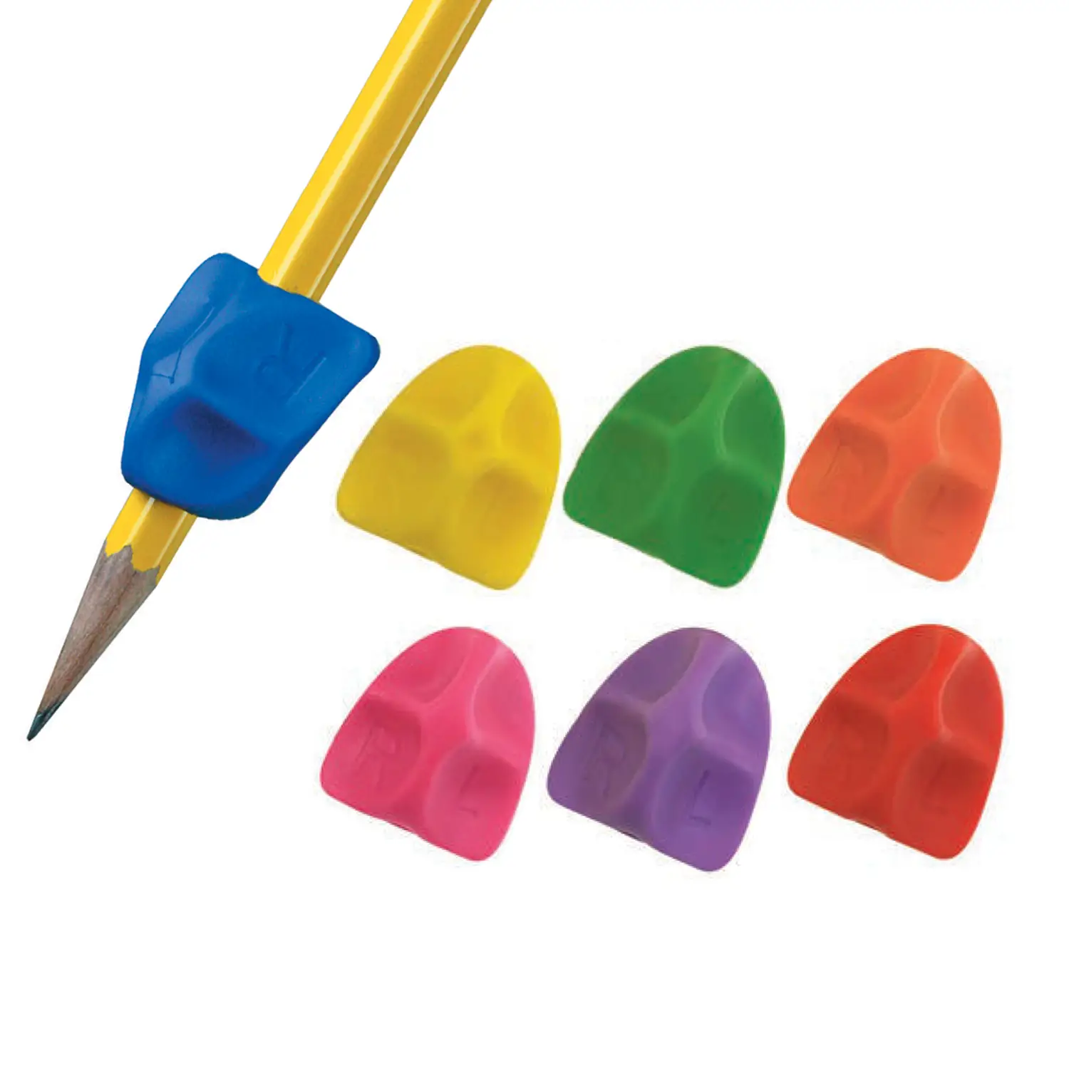 Aiuto Scrittura Ergonomico Solo Grip, Correttore Impugnatura in Morbida Gomma, 12 Pezzi - Accessori ufficio