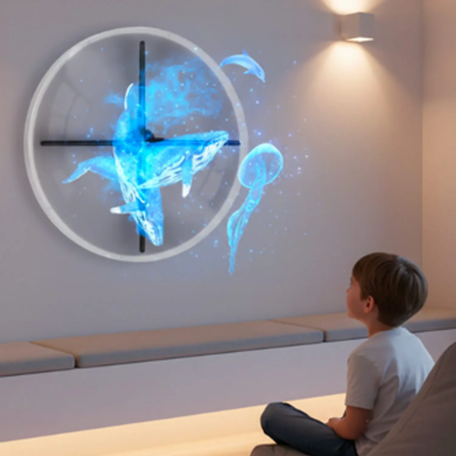 Pannello di Proiezione Ologrammi 3D - Sviluppo sensoriale