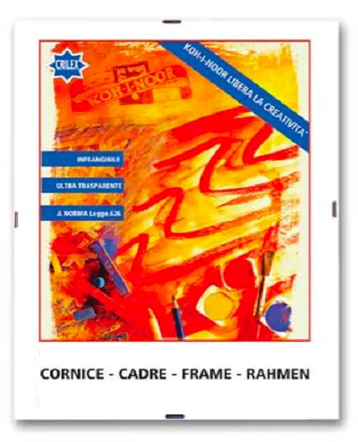 Cornice a Giorno in Vetro Acrilico – 30x40 cm - Cellulosa Plastica Polistirolo