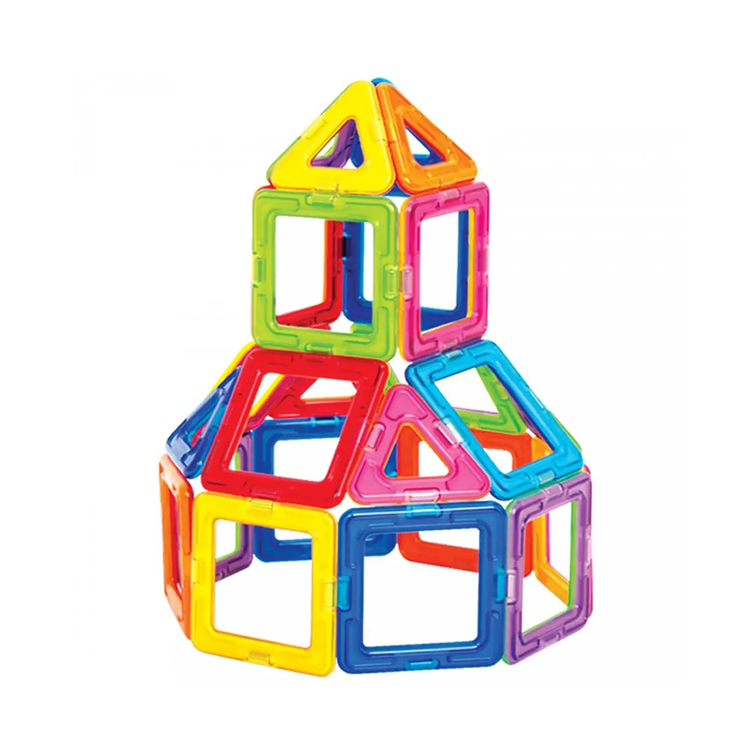 Costruzioni Magnetiche Traslucenti 60 Pezzi - Costruzioni tecniche