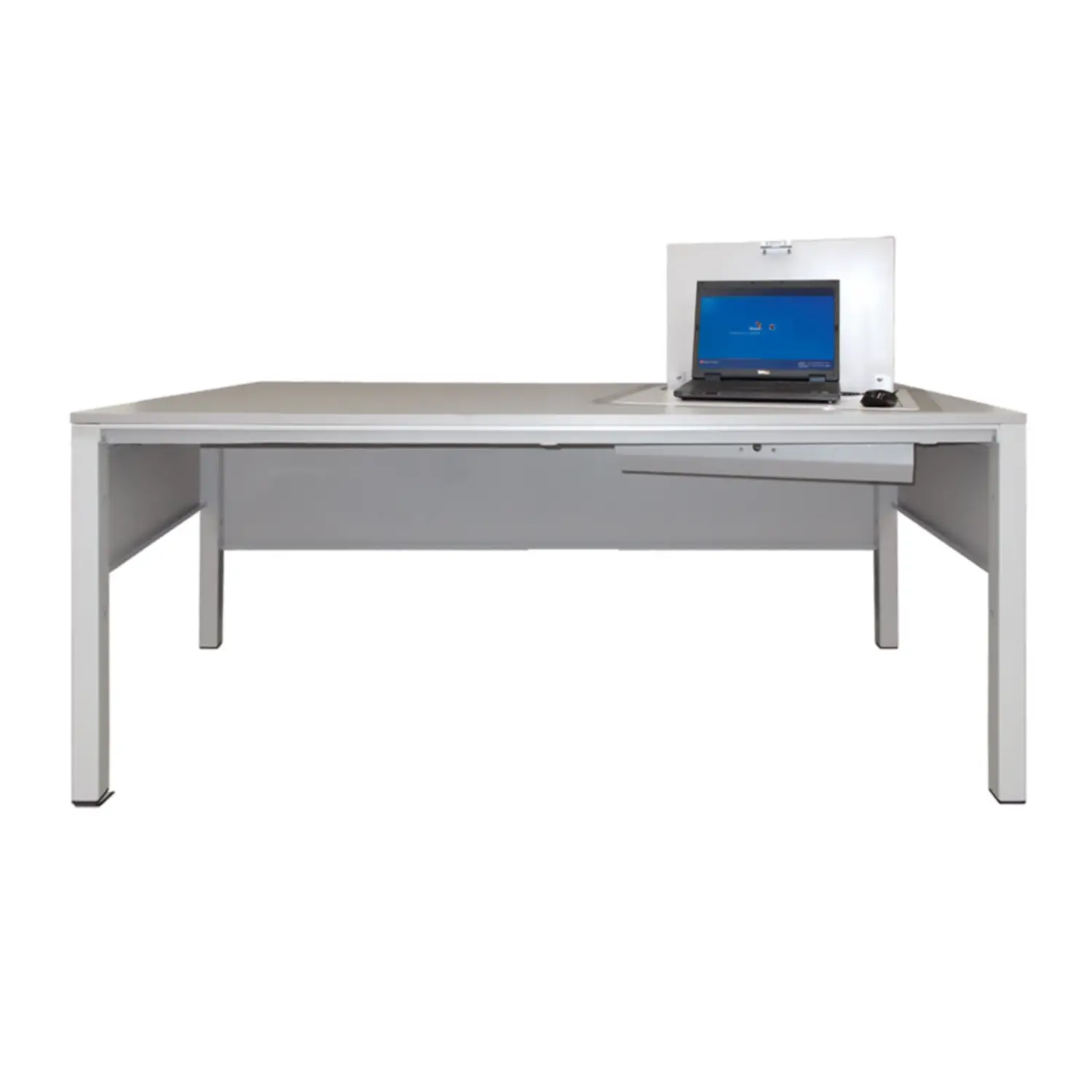 Cattedra Multimediale 80x180 cm per Aule Digitali – Cattedra Docente con Vano Notebook - Arredo scuola dell'obbligo