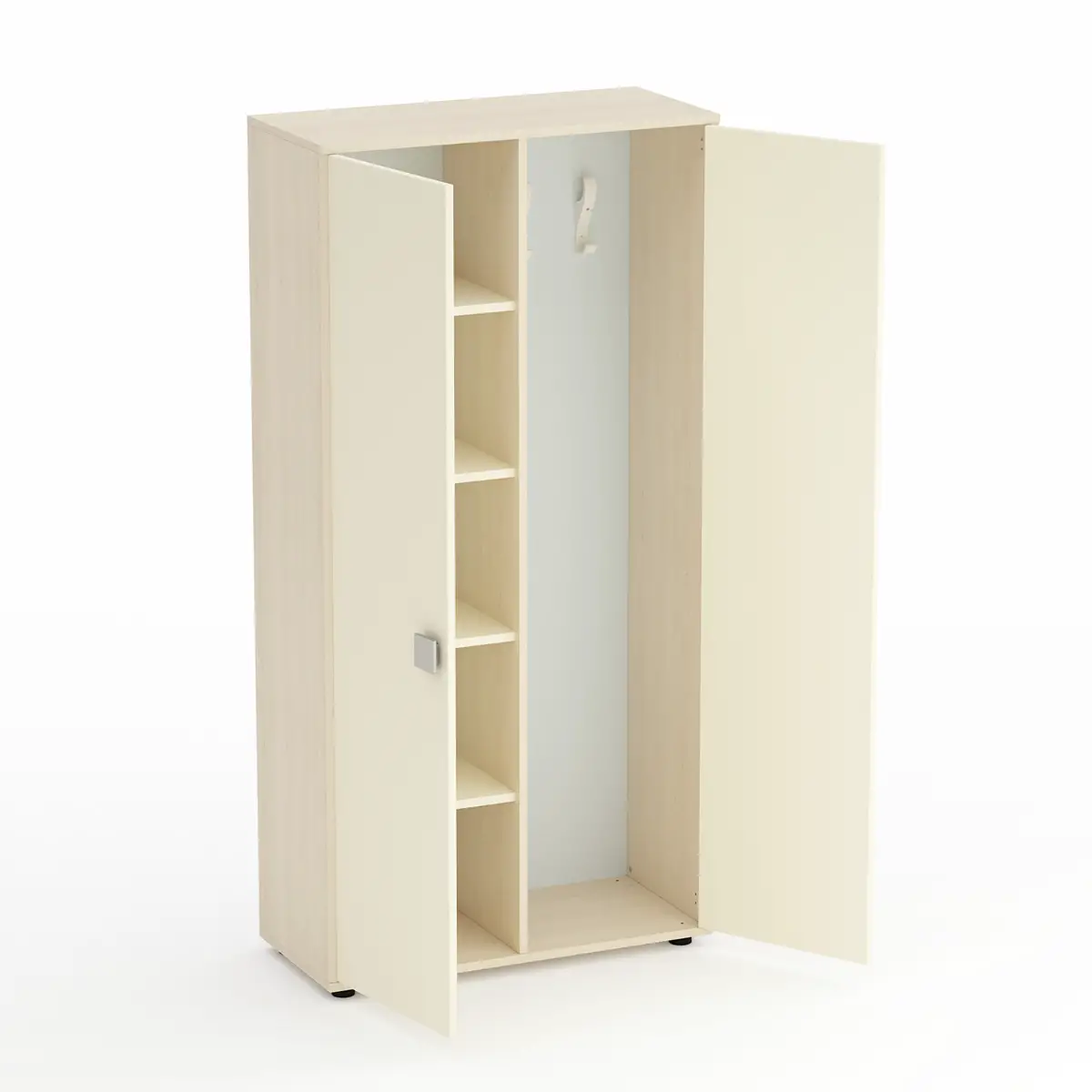 Mobile Scuola Kubò Betulla – Spogliatoio Adulti con Ante Magnolia | Conforme CAM - Arredo scuola dell'obbligo