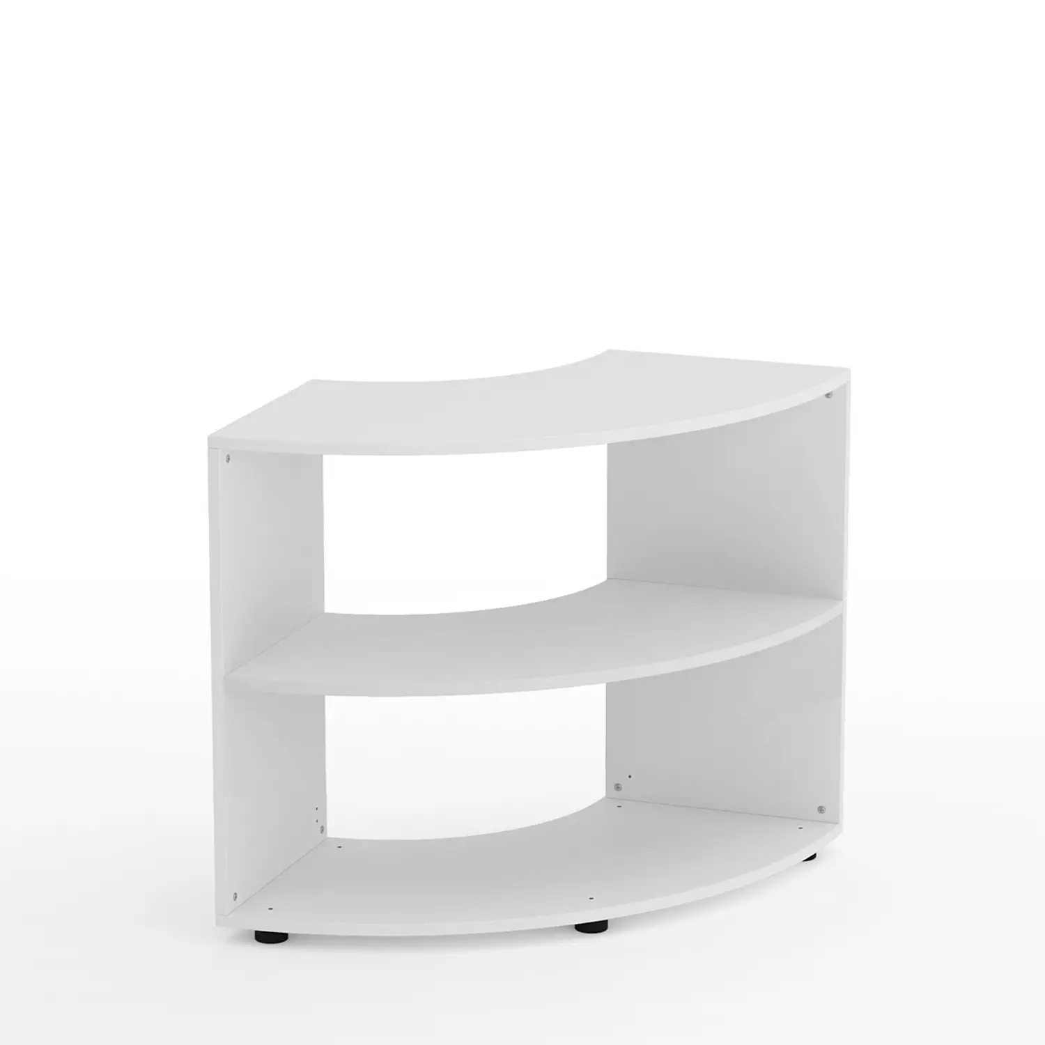 Mobile Scuola Kubò Bianco Curvo 90° H 75 cm – Ripiano Bianco | Conforme CAM - Arredo scuola dell'obbligo