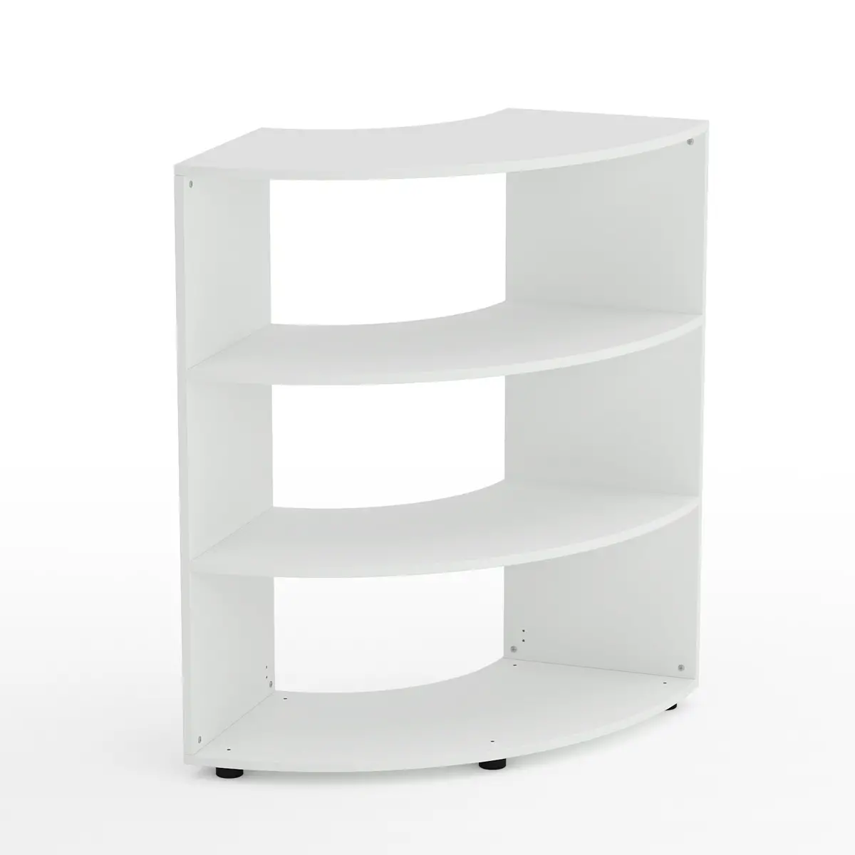 Mobile Scuola Kubò Bianco Curvo 90° H 110 cm – Ripiani Bianchi | Conforme CAM - Arredo scuola dell'obbligo