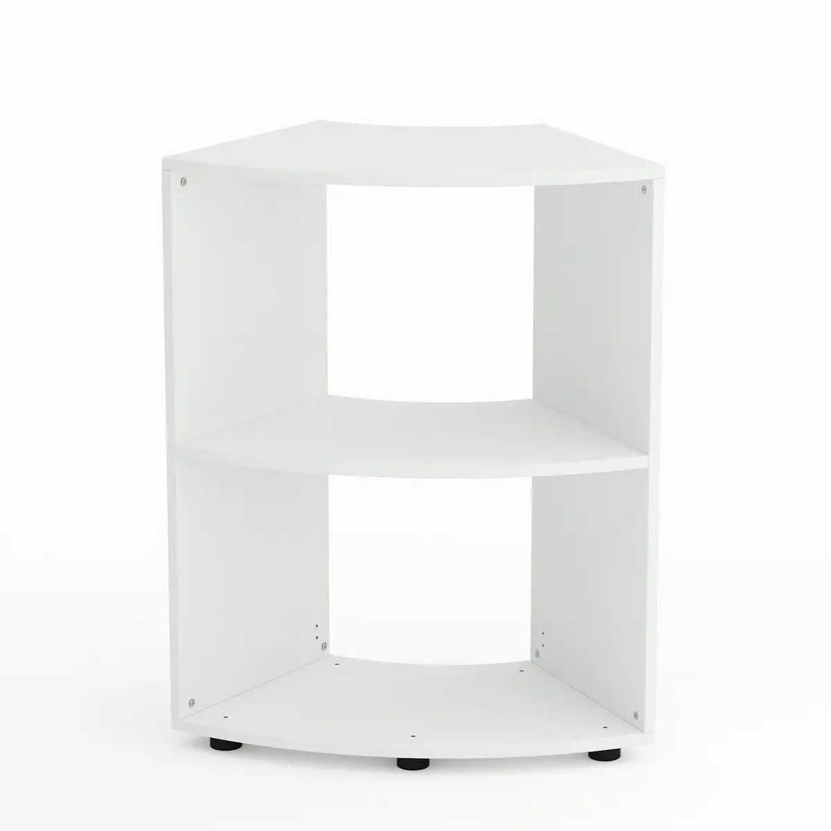 Mobile Scuola Kubò Bianco Curvo 60° H 90 cm – Ripiani Bianchi | Conforme CAM - Arredo scuola dell'obbligo