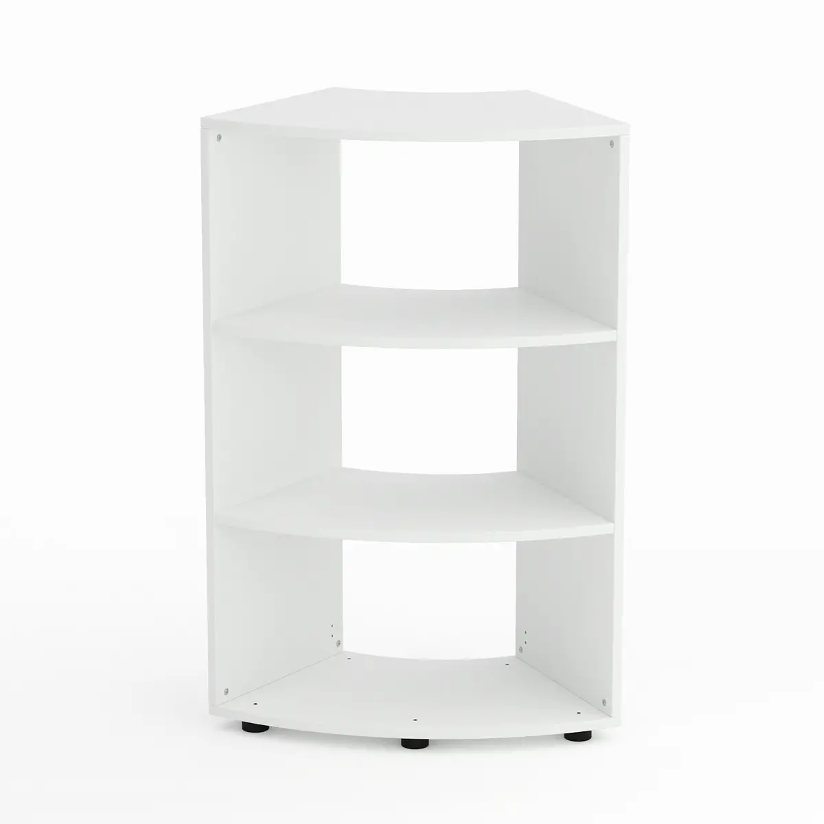 Mobile Scuola Kubò Bianco Curvo 60° H 110 cm – Ripiani Bianchi | Conforme CAM - Arredo scuola dell'obbligo