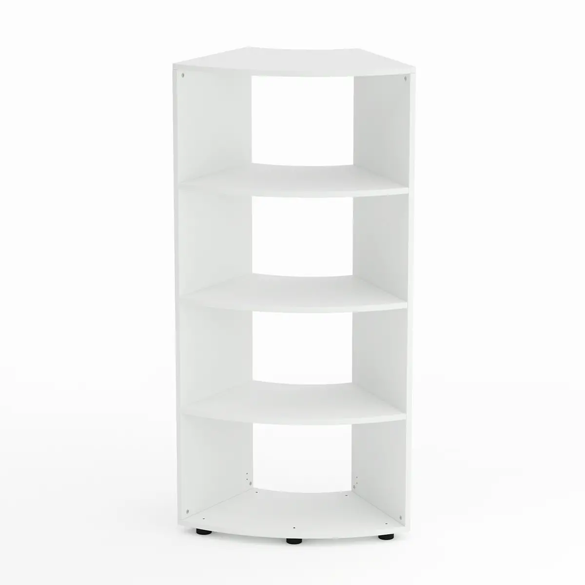 Mobile Scuola Kubò Bianco Curvo 60° H 150 cm con Ripiani Bianchi | Conforme CAM - Arredo scuola dell'obbligo