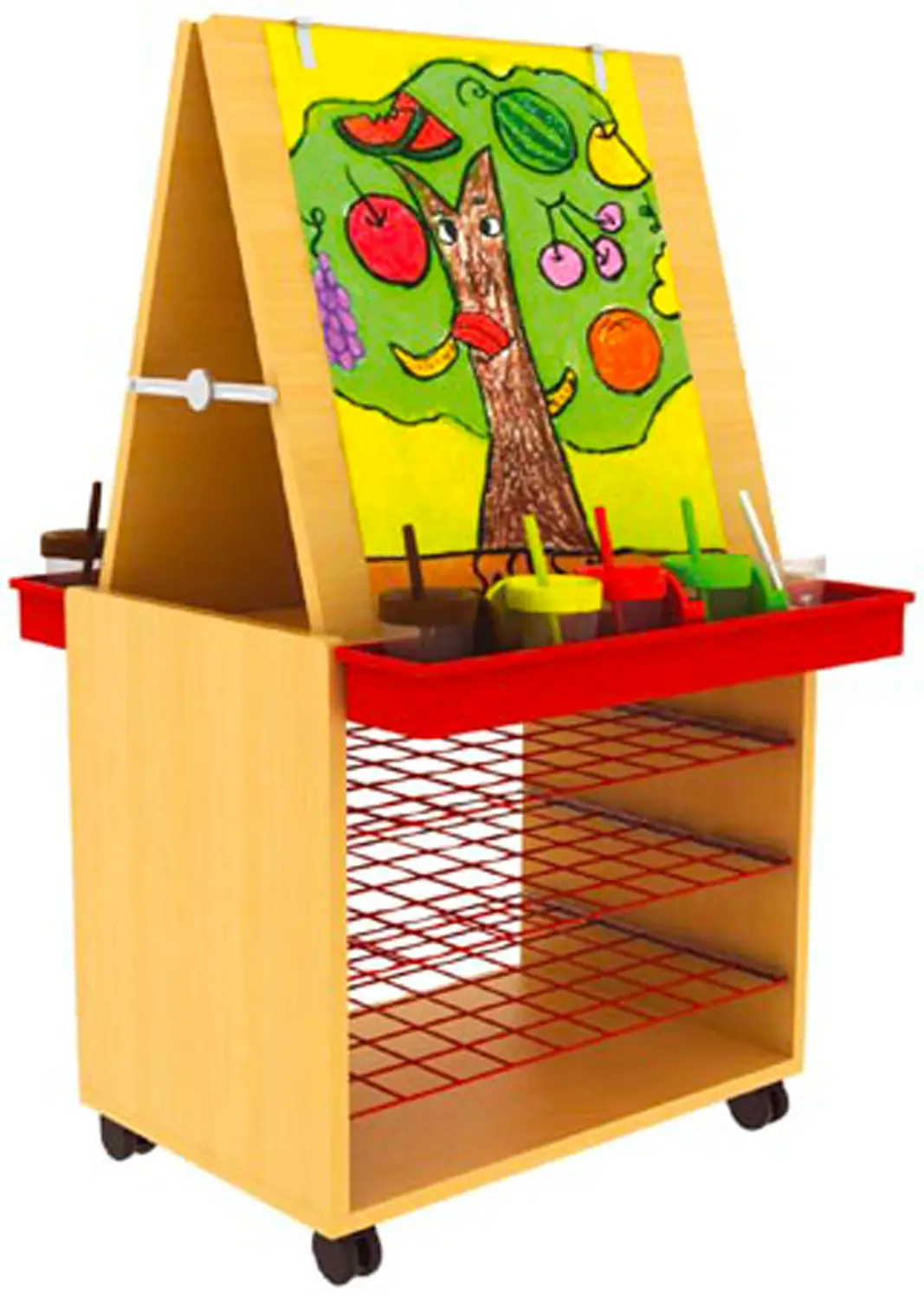 CARRELLO COLLAGE CON LAVAGNA - Carrelli