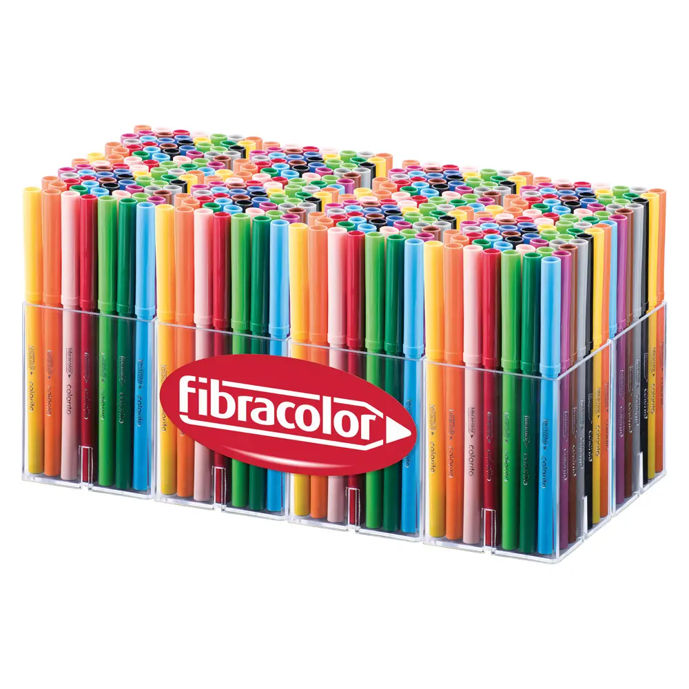 Fibracolor Colorito Multibox Pennarelli – Set 384 Pennarelli in 12 colori - Pennarelli