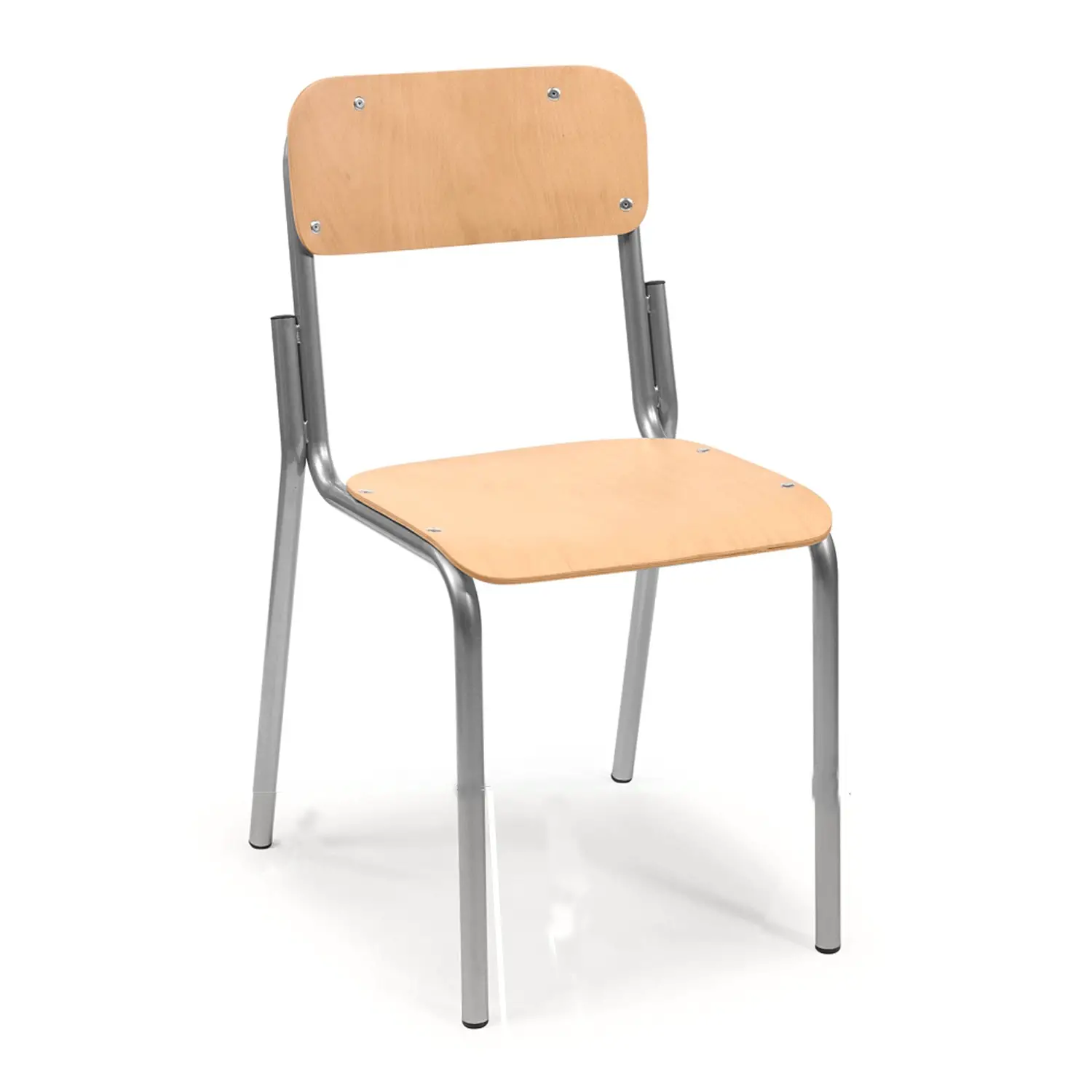 Sedia Faggio Impilabile Grigia Misura 6 Per Ambienti Scolastici- Conforme CAM - Arredo scuola dell'obbligo