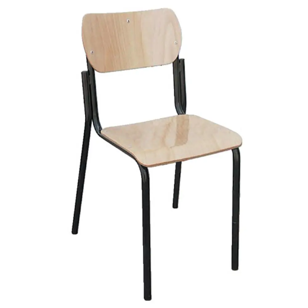 Sedia Impilabile in Faggio Misura 5 – Altezza Seduta 43 cm | Conforme CAM - Arredo scuola dell'obbligo