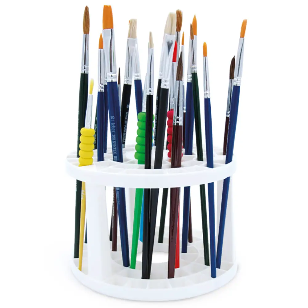 Contenitore Portapennelli 50 Posti – Supporto Organizzatore per Pennelli da Pittura - Pennelli e accessori