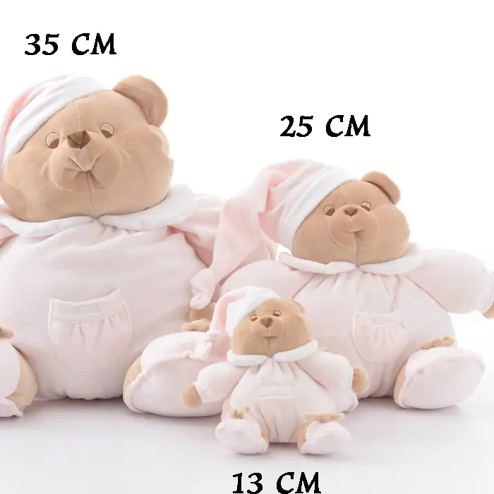 PELUCHE PUCCIO 25 CM ROSA - peluches 0/36 mesi