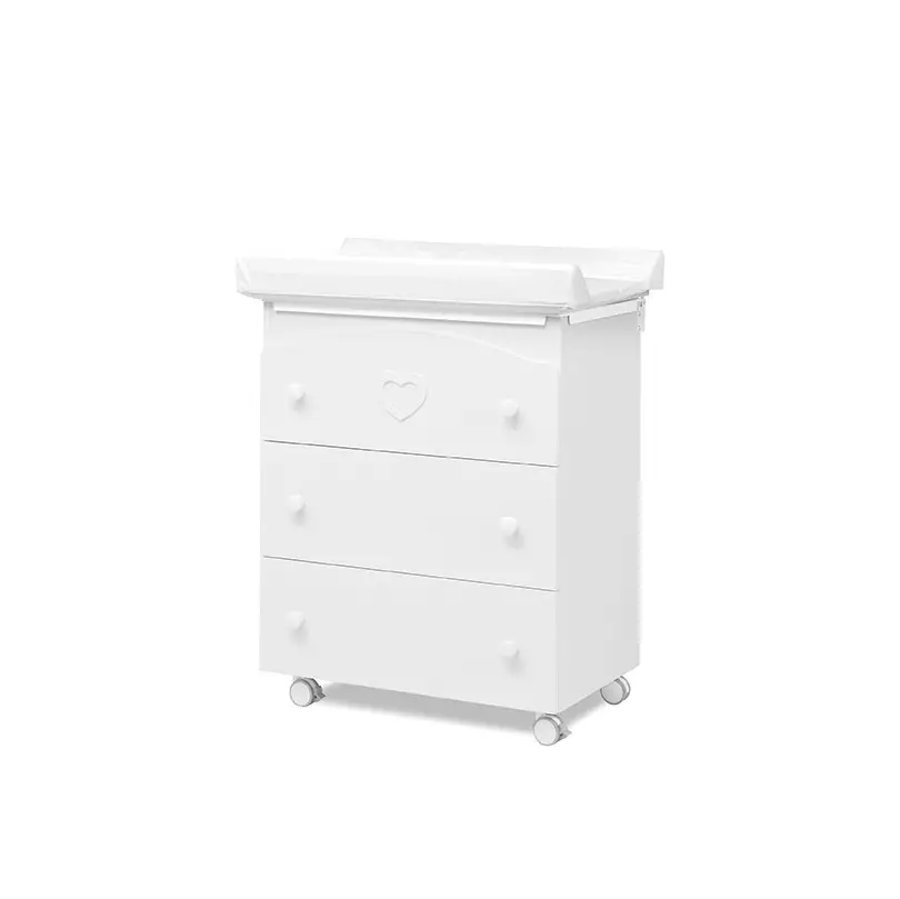 Bagnetto Fasciatoio Dolce 3 Cassetti Bianco Erbesi - Zona cambio e bagno