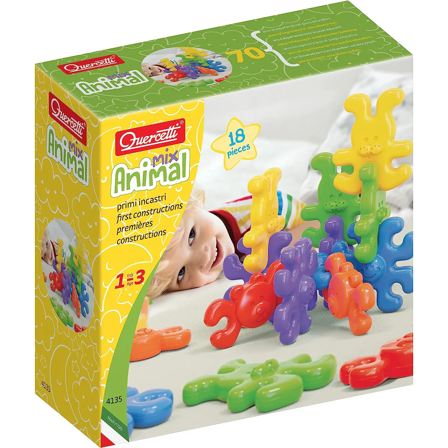 Animal Links Quercetti 4135 - Costruzioni in plastica