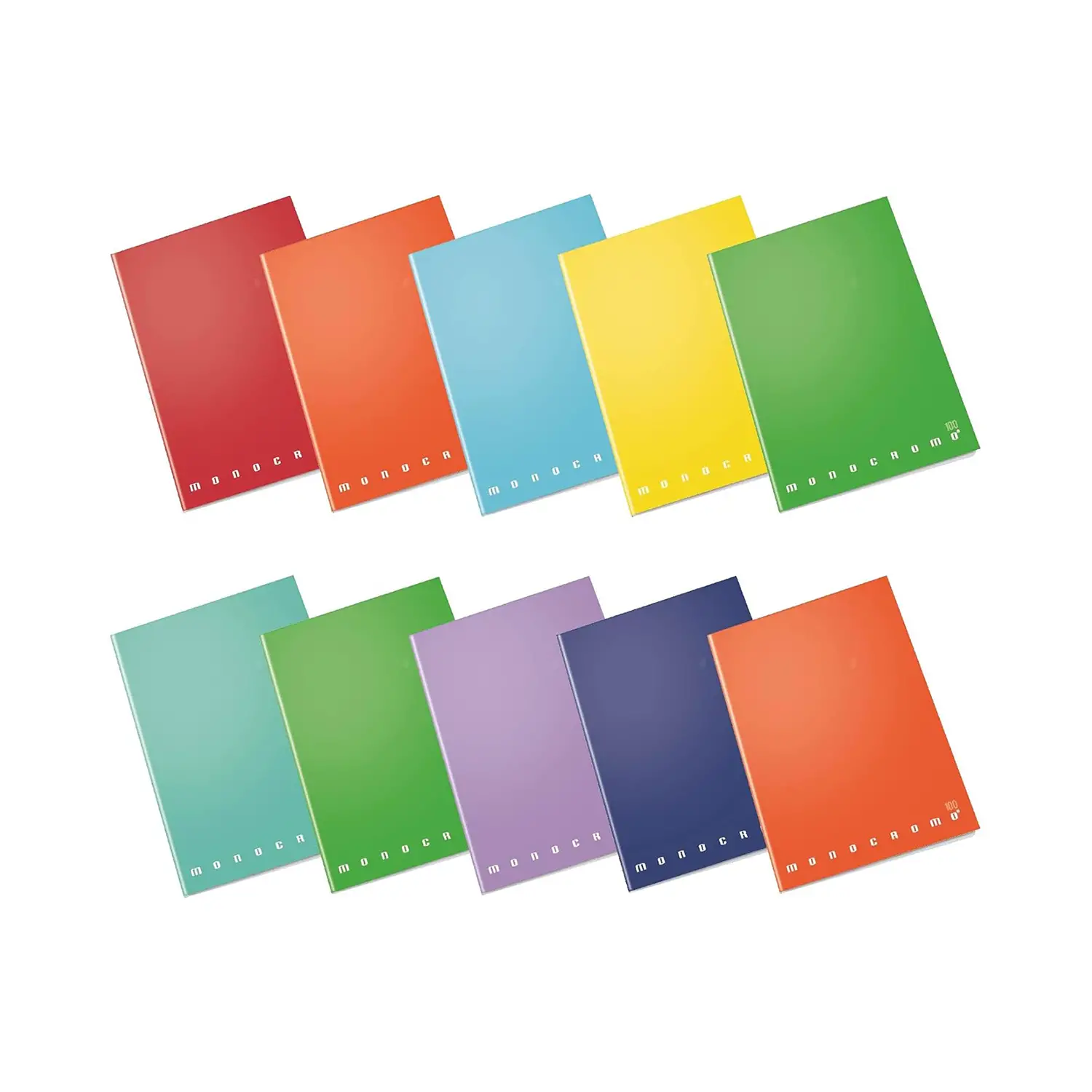 Quaderno Maxi Monocromo 38 Fogli, Quadretto 5mm Senza Margine - Cancelleria varia