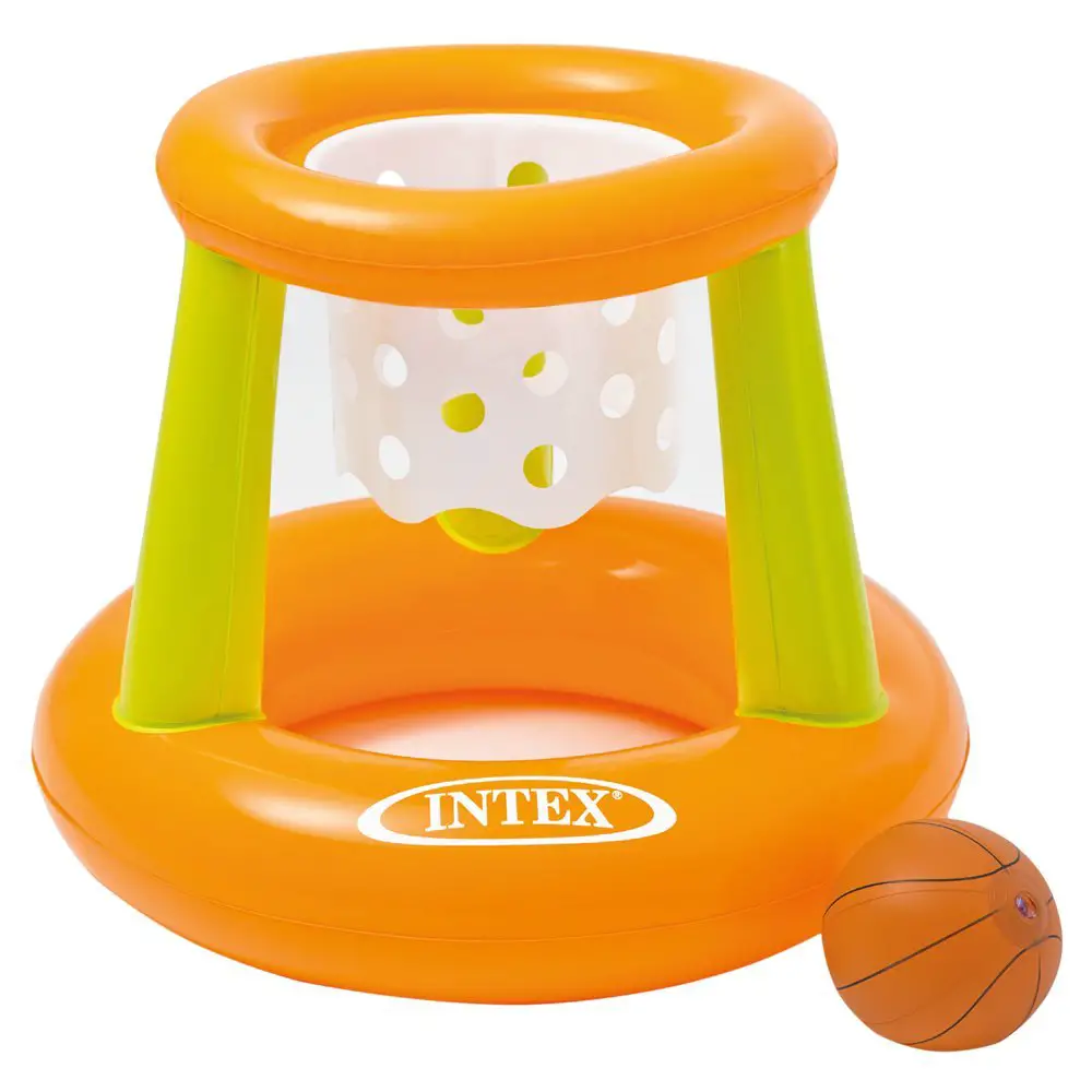 Canestro Gonfiabile Galleggiante Intex 67x55 cm con Palla Inclusa - estivo mare