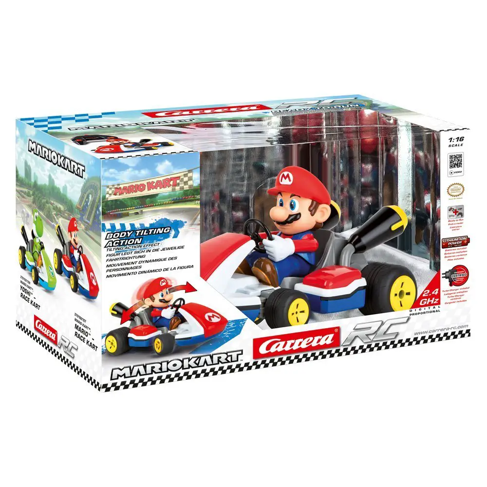 Auto Radiocomandata Mario Kart 1:16 – Mario Race Kart con Suoni e Luci Realistiche - radiocomandi
