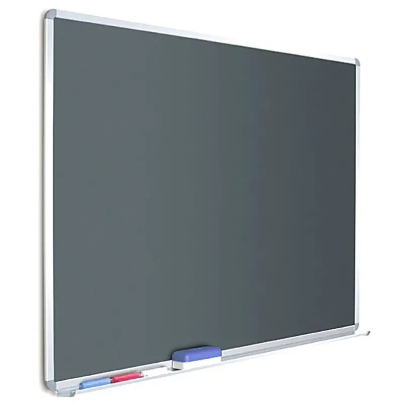 Lavagna Magnetica Grigio Ardesia 100x200 cm – Per Gesso, Garanzia 20 Anni - Lavagnette e carrelli