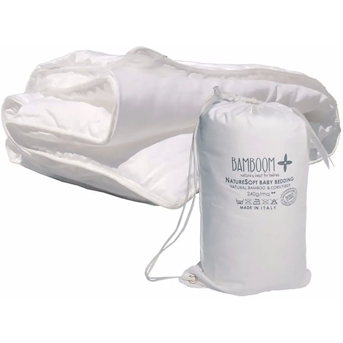Naturesoft Piumino Bianco Abamboom - piumoni