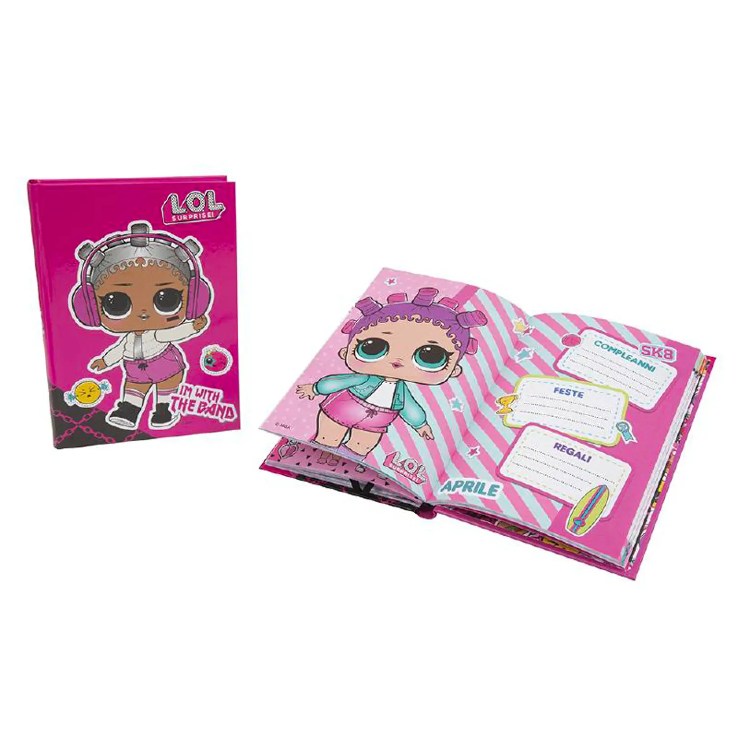 LOL Surprise Diario Standard – Diario 10 Mesi per Ragazze - diari