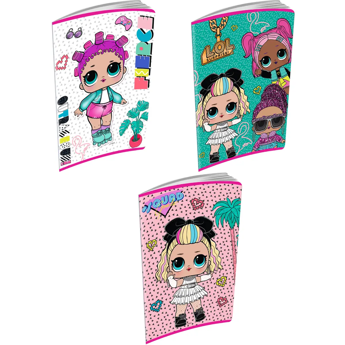 LOL Surprise Quaderno Maxi Rigatura B – Formato A4 - Cancelleria varia