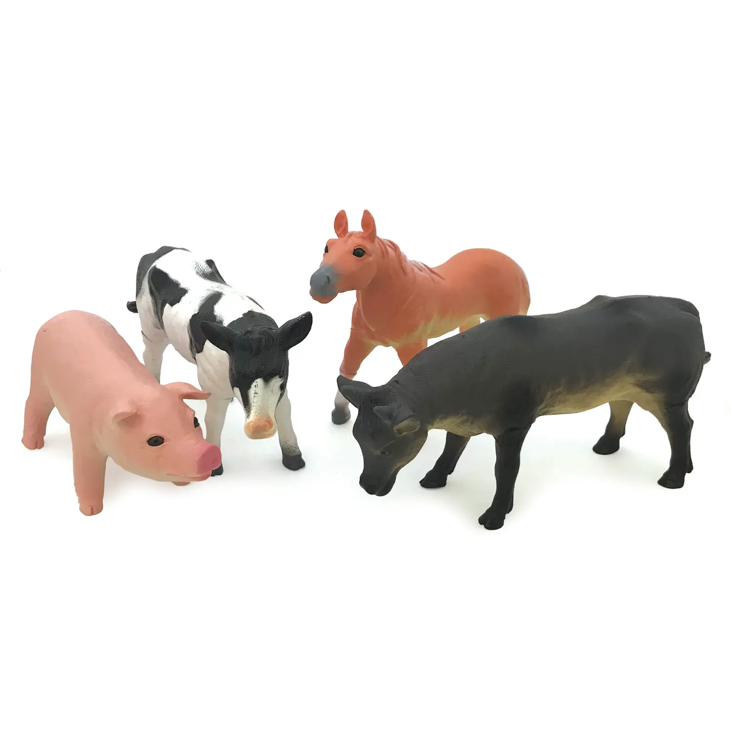 Grandi Animali della Fattoria 20/25 cm. 4 Pezzi Assortiti - Animali