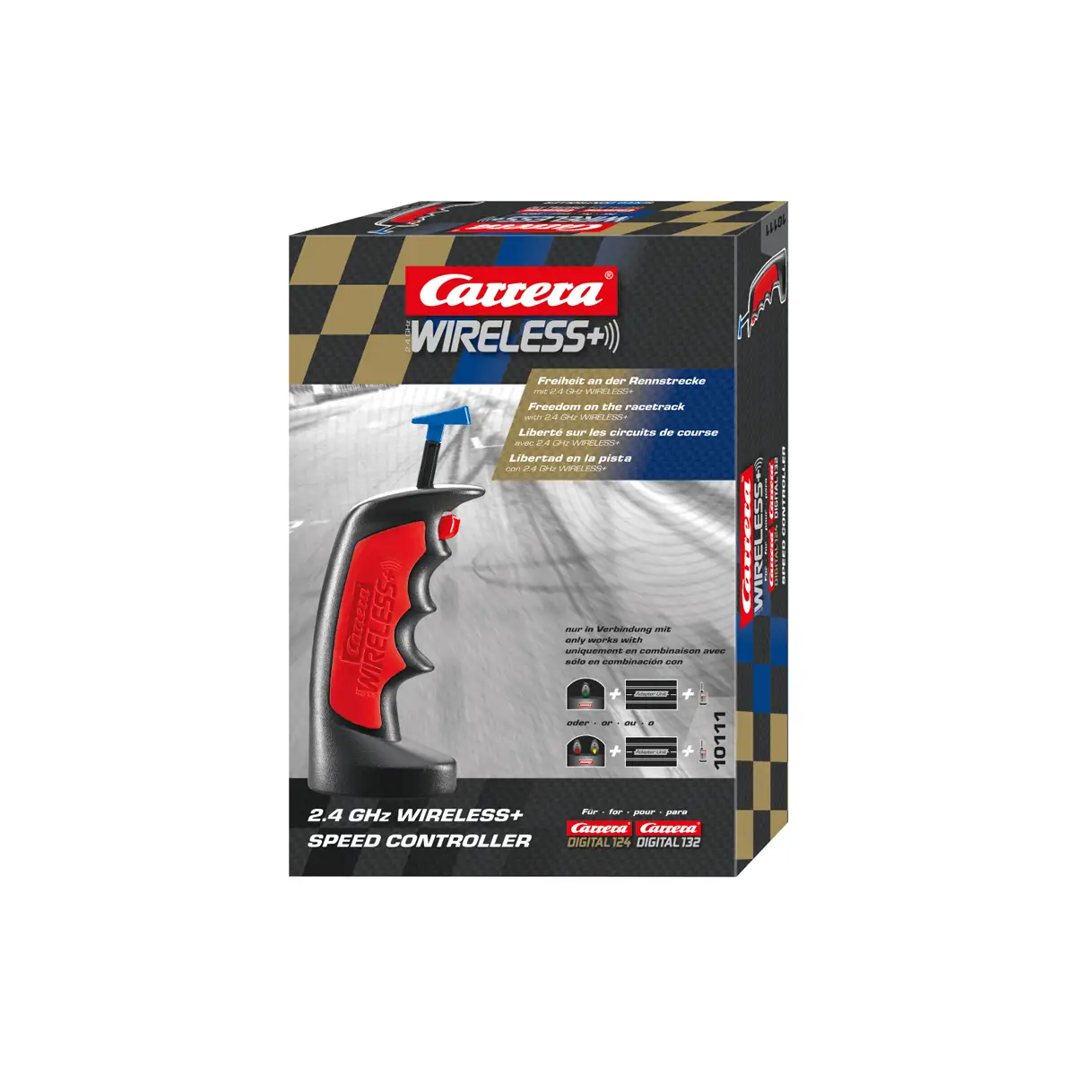 Wireless+ Controller Carrera Digital 124 – Regolatore di Velocità 2,4 GHz per Corse Senza Fili - Veicoli, garage e piste