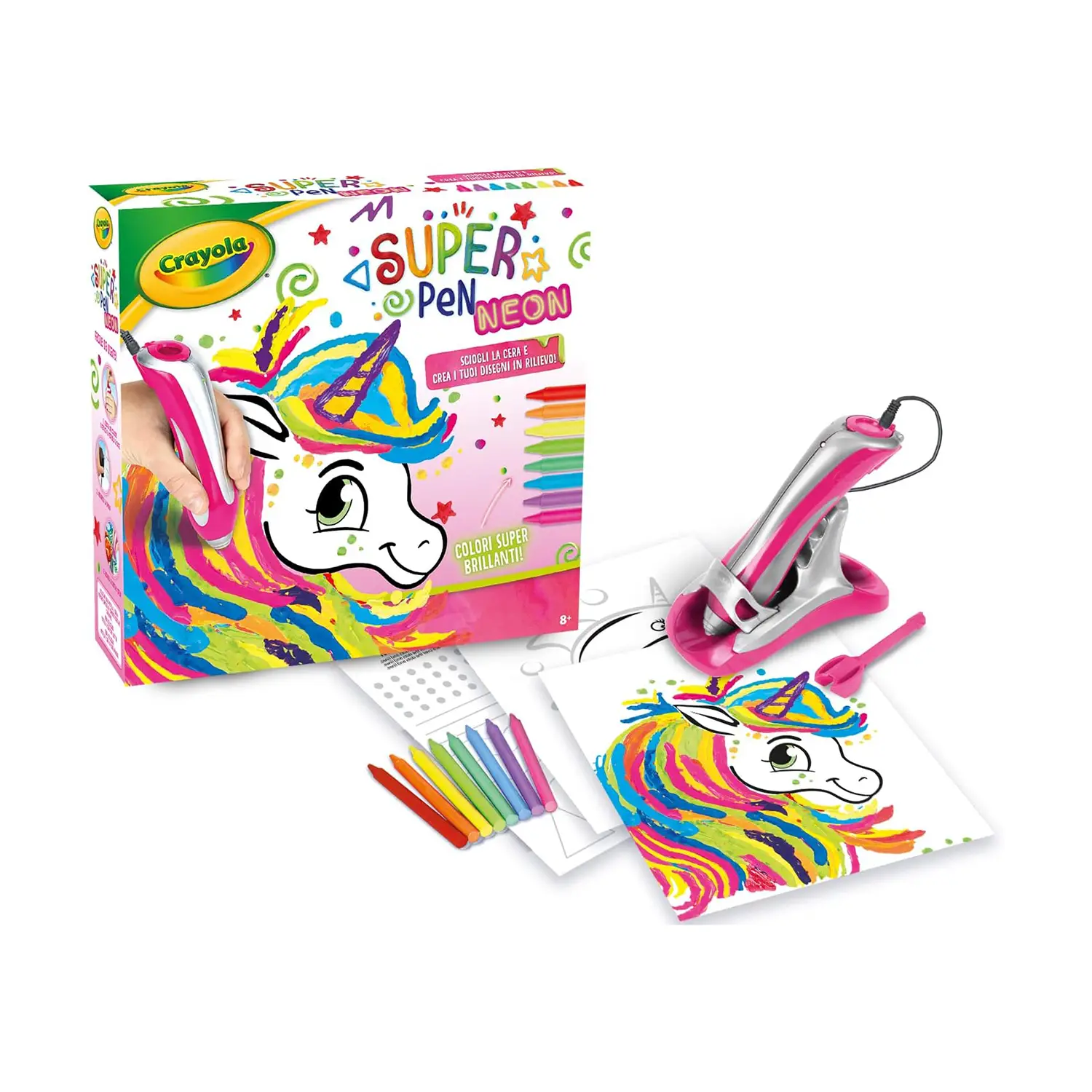 Super Pen Unicorno Neon – Crea Disegni in Rilievo con Magia e Colore - creatività