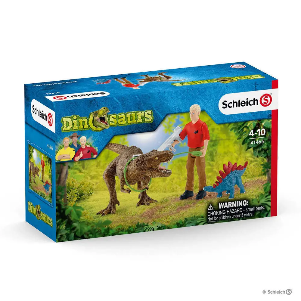 Schleich Cattura del Tyrannosauro – Set Giurassico Dinosaurs - Animali