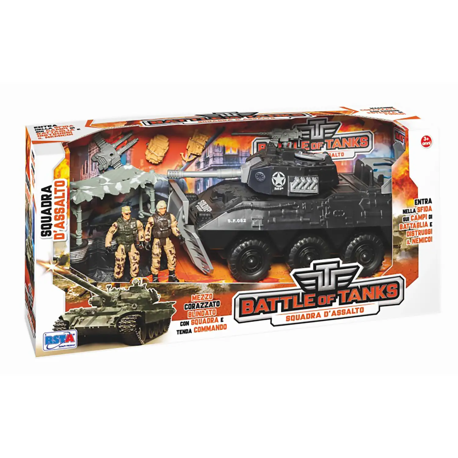 Playset Militare Battle Of Tanks - play set