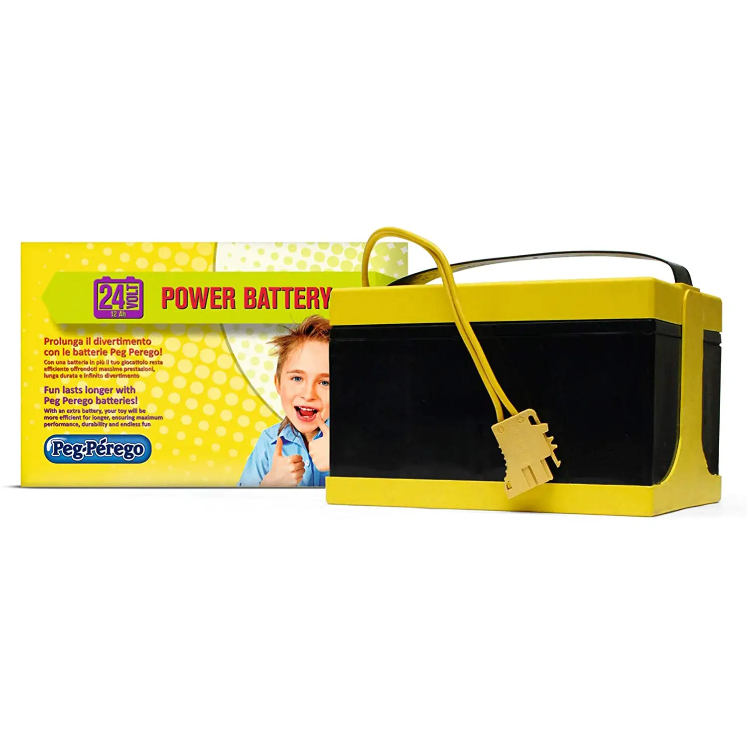 Batteria 24V 12Ah Peg Perego – Ricaricabile e Senza Manutenzione - auto