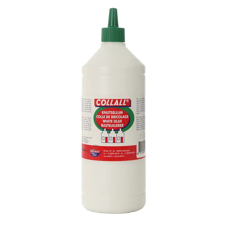 Colla Liquida Polivinilica Bianca 1000 ml – Adesivo Universale per Carta, Legno e Artigianato - Nastri adesivi e colle