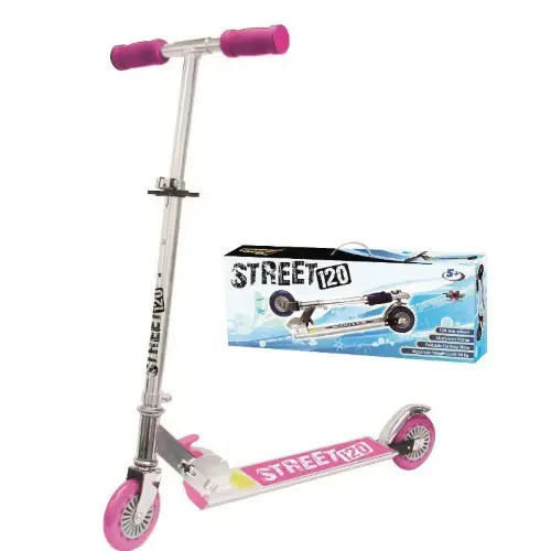 Monopattino Scooter Richiudibile Street 120 – Rosa - monopattini