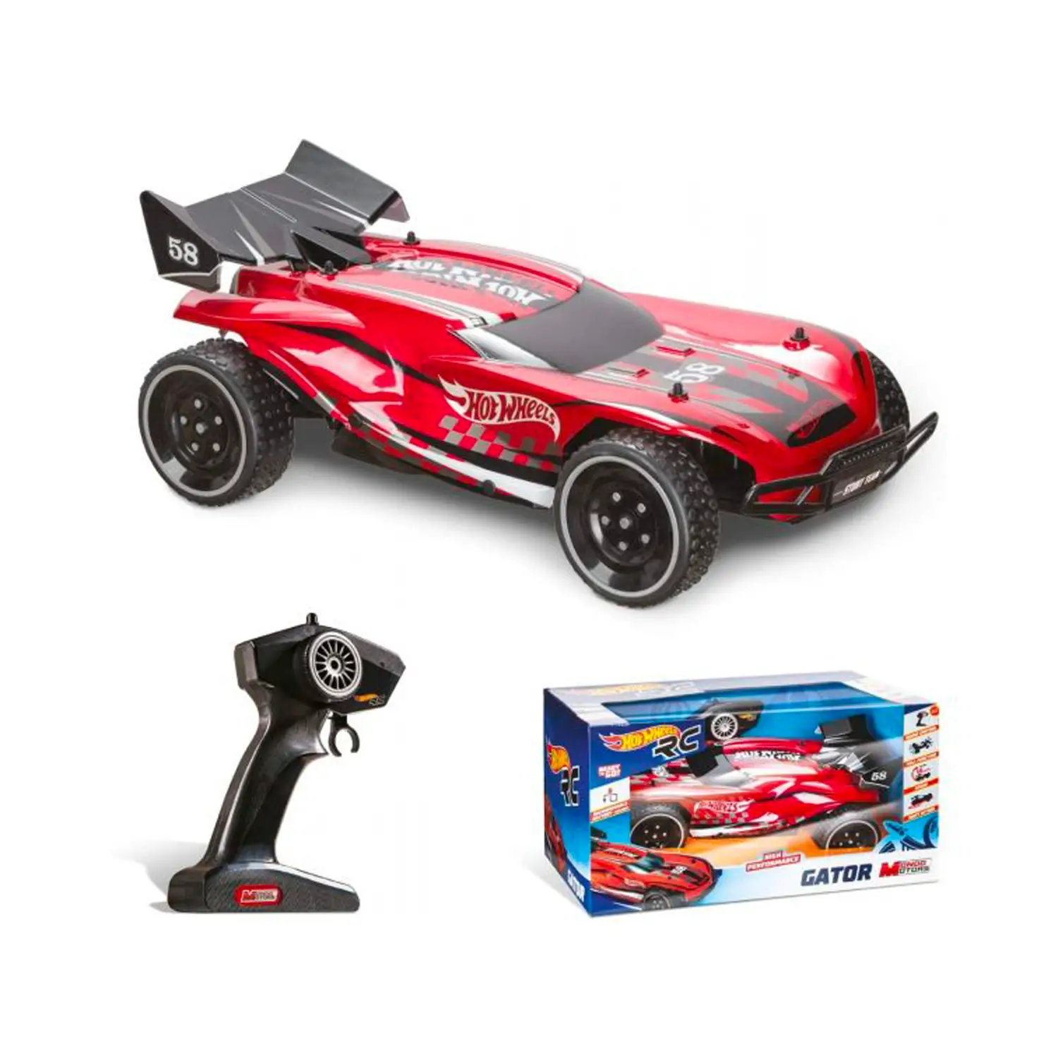 R/C Auto 1:10 Hot Wheels New Gator - radiocomandi