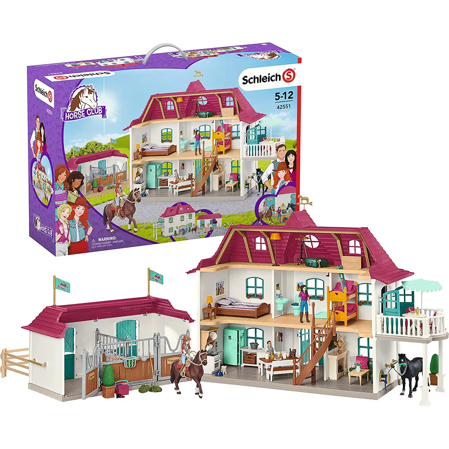 Schleich Centro Equestre con Abitazione e Stalla New - Animali