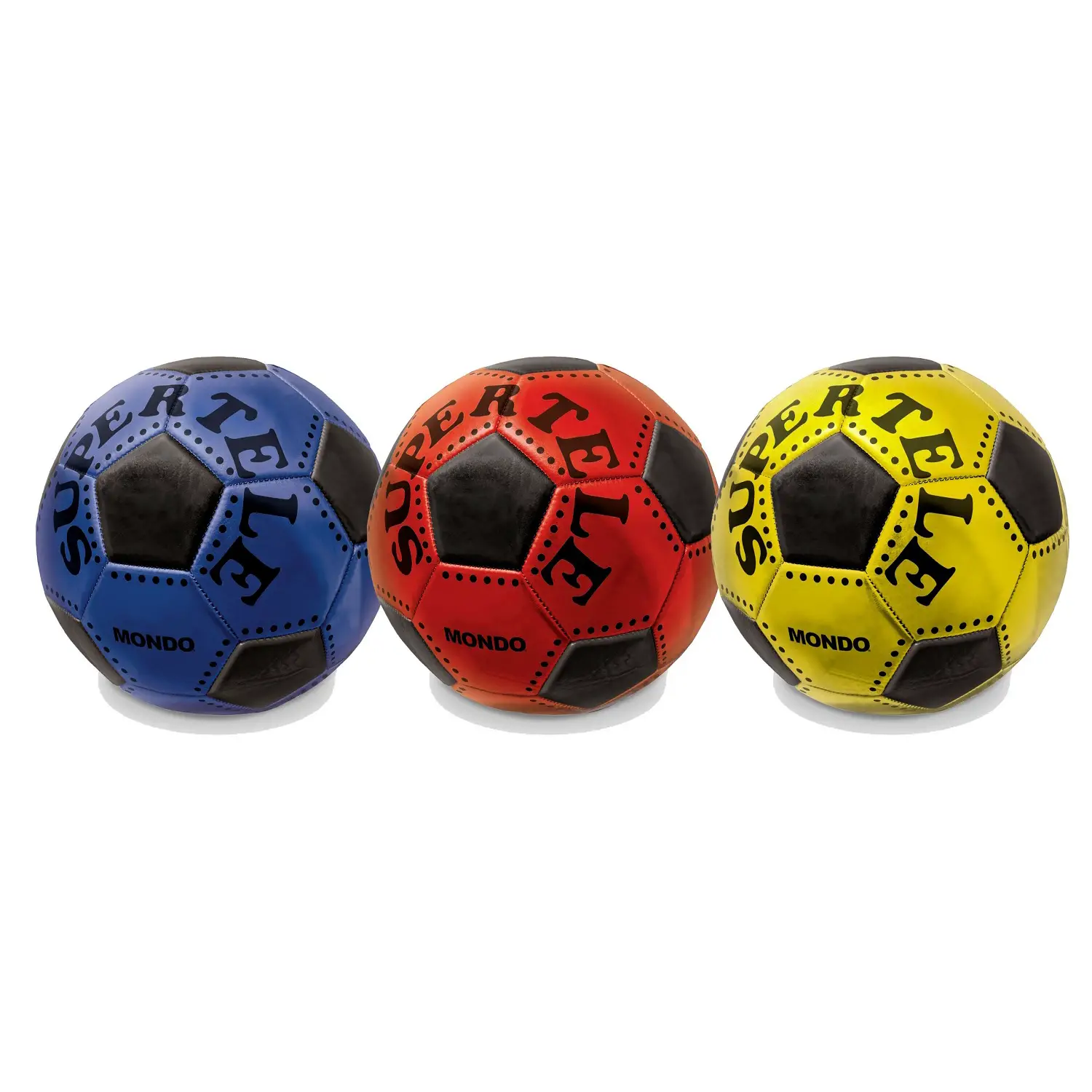 Pallone Supertele Cuoio Cucito Colori Assortiti - Palle e palloni