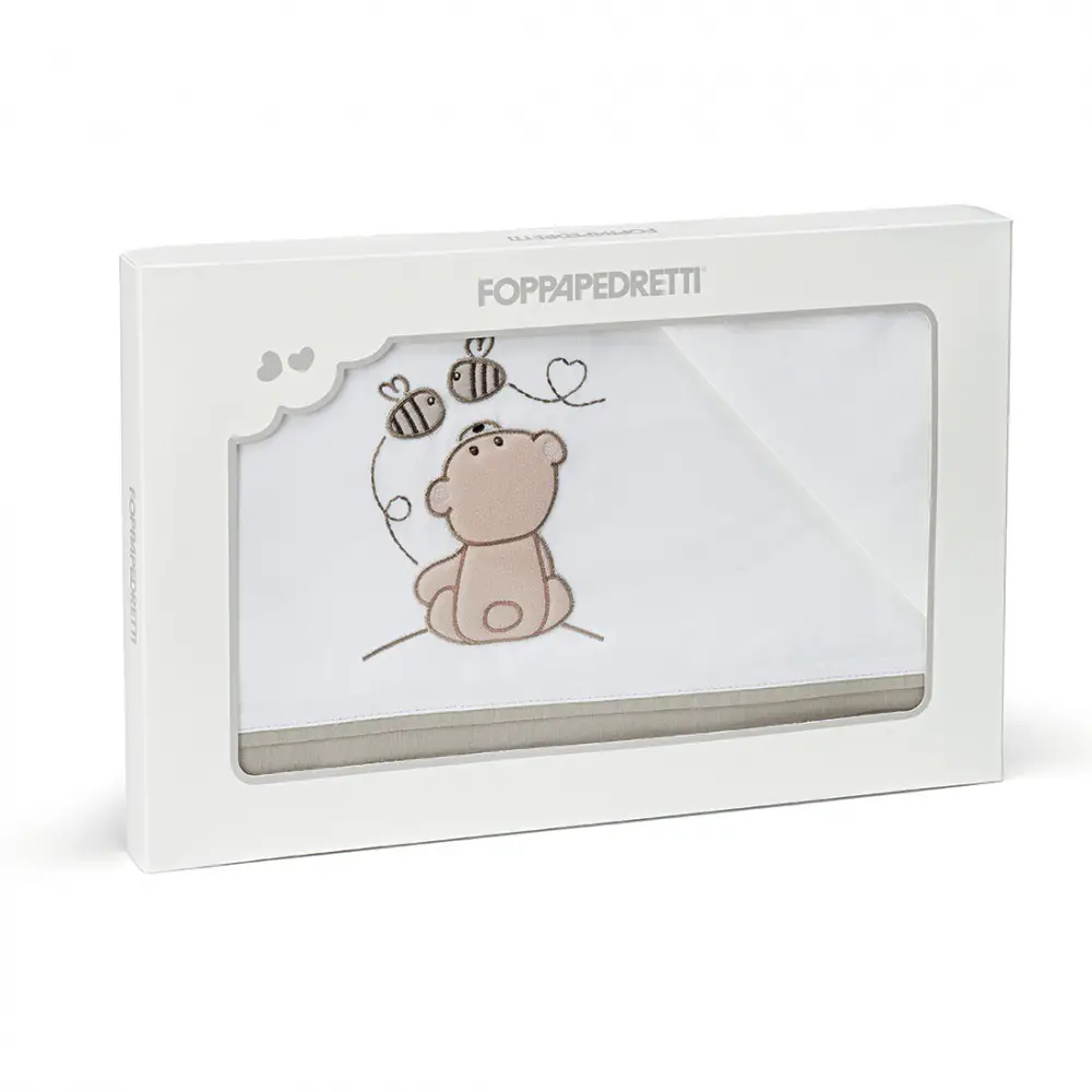 Completo Lenzuolino Letto Golosone – Foppapedretti Beige - lenzuolini
