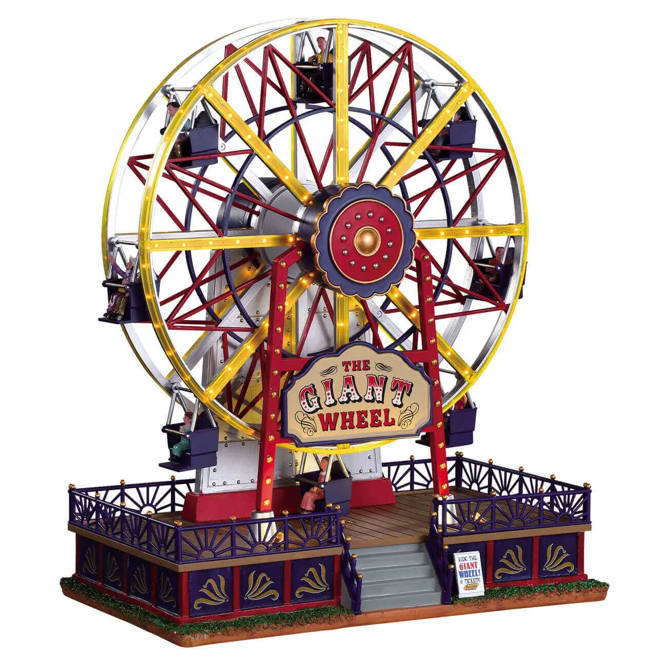Lemax The Giant Wheel 94482 – Ruota Panoramica Animata con Luci e Musica - scene e villaggi