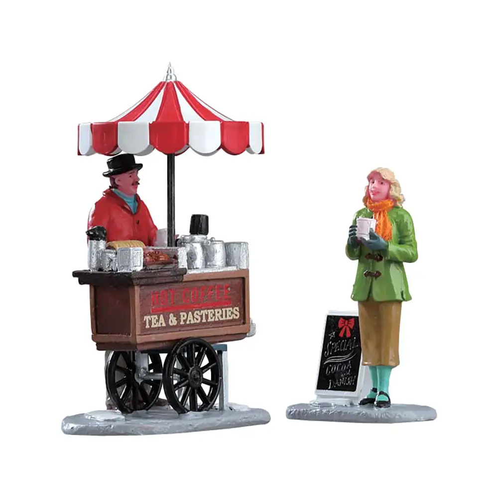 Lemax Winter Refreshments 42263 – Set 2 Figurine Ristoro Invernale per Villaggio Natalizio - scene e villaggi