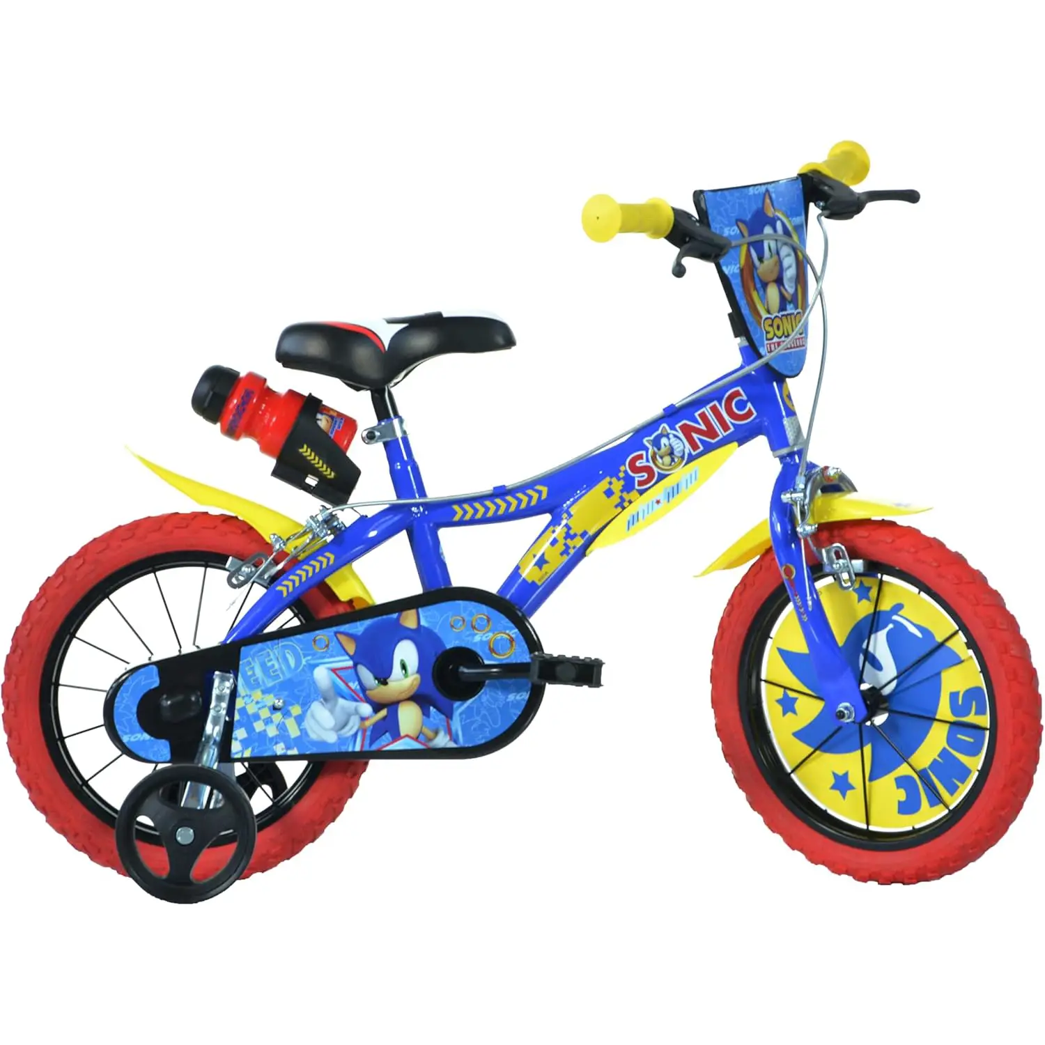 Bicicletta Bambino 16" Sonic – Con Rotelline Stabilizzatrici - biciclette bambini