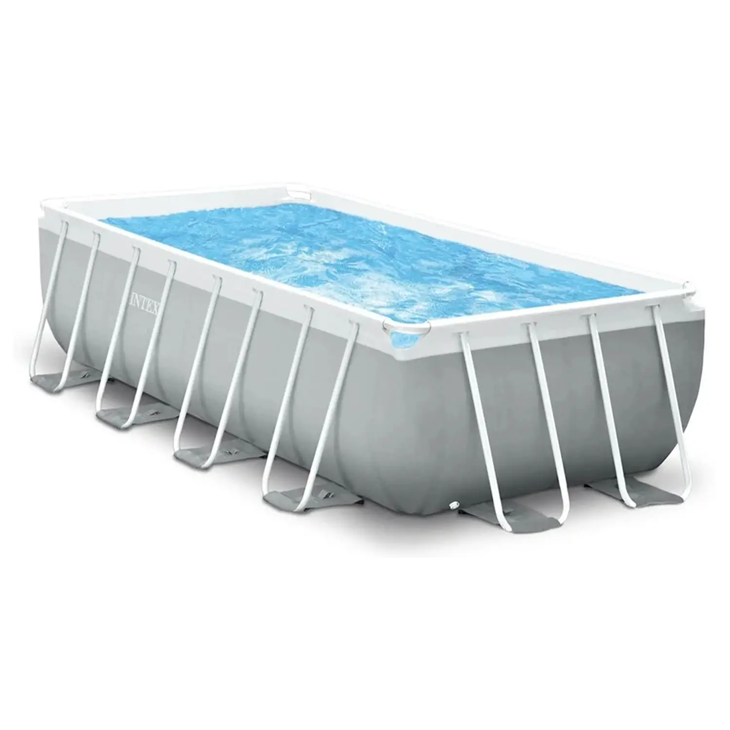 Piscina Prisma Metal Frame 488x244x107 Pompa Filtro, Scaletta,telo Base, Copertura - piscine rigide
